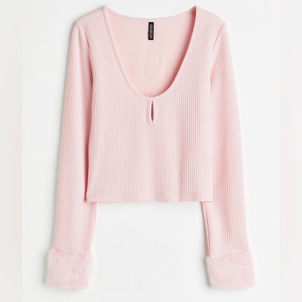 H&M Long Sleeve Ribbed Top